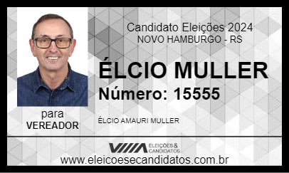 Candidato ÉLCIO MULLER 2024 - NOVO HAMBURGO - Eleições