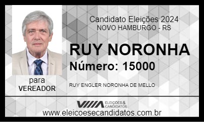 Candidato RUY NORONHA 2024 - NOVO HAMBURGO - Eleições