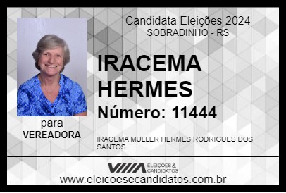 Candidato IRACEMA HERMES 2024 - SOBRADINHO - Eleições