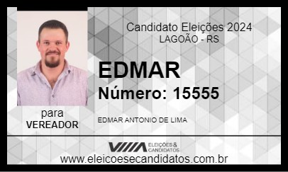 Candidato EDMAR 2024 - LAGOÃO - Eleições