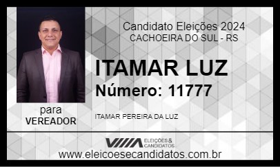 Candidato ITAMAR LUZ 2024 - CACHOEIRA DO SUL - Eleições