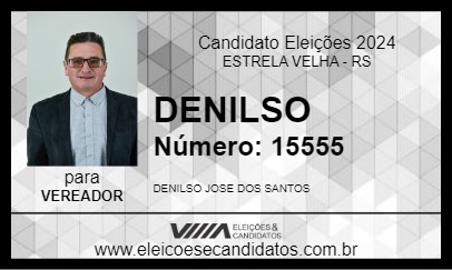 Candidato DENILSO 2024 - ESTRELA VELHA - Eleições