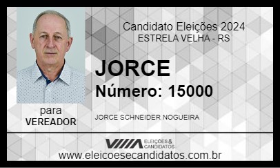 Candidato JORCE 2024 - ESTRELA VELHA - Eleições