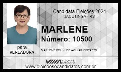 Candidato MARLENE 2024 - JACUTINGA - Eleições