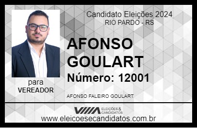 Candidato AFONSO GOULART 2024 - RIO PARDO - Eleições