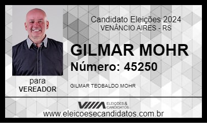 Candidato GILMAR MOHR 2024 - VENÂNCIO AIRES - Eleições