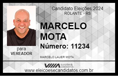 Candidato MARCELO MOTA 2024 - ROLANTE - Eleições