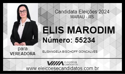 Candidato ELIS MARODIM 2024 - MARAU - Eleições