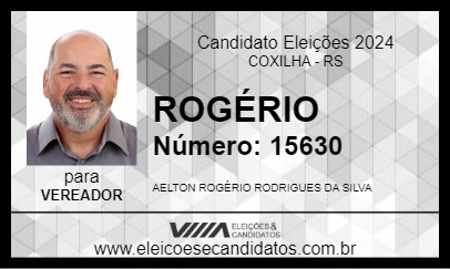 Candidato ROGÉRIO 2024 - COXILHA - Eleições