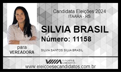 Candidato SILVIA BRASIL 2024 - ITAARA - Eleições