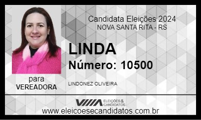 Candidato LINDA 2024 - NOVA SANTA RITA - Eleições