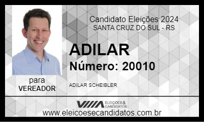 Candidato ADILAR 2024 - SANTA CRUZ DO SUL - Eleições