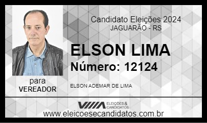 Candidato ELSON LIMA 2024 - JAGUARÃO - Eleições