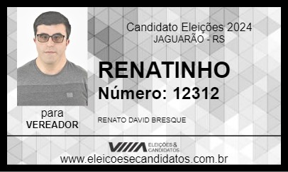 Candidato RENATINHO 2024 - JAGUARÃO - Eleições