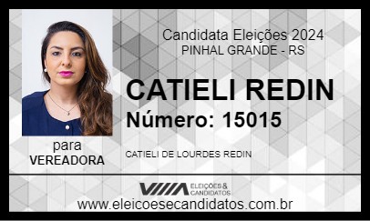 Candidato CATIELI  REDIN 2024 - PINHAL GRANDE - Eleições