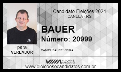 Candidato BAUER 2024 - CANELA - Eleições