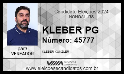 Candidato KLEBER PG 2024 - NONOAI - Eleições