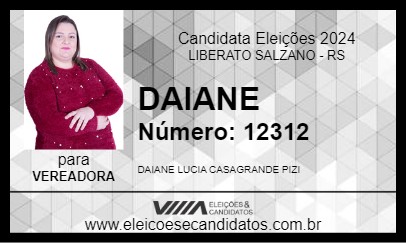 Candidato DAIANE 2024 - LIBERATO SALZANO - Eleições