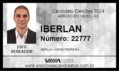 Candidato IBERLAN 2024 - ARROIO DO MEIO - Eleições