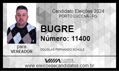 Candidato BUGRE 2024 - PORTO LUCENA - Eleições