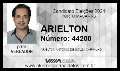 Candidato ARIELTON 2024 - PORTO MAUÁ - Eleições