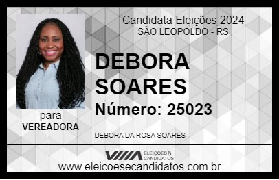 Candidato DEBORA SOARES 2024 - SÃO LEOPOLDO - Eleições