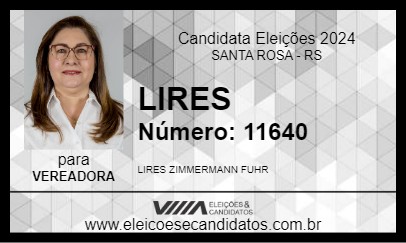 Candidato LIRES 2024 - SANTA ROSA - Eleições