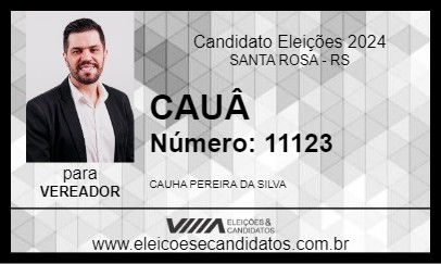 Candidato CAUÂ 2024 - SANTA ROSA - Eleições