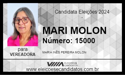 Candidato MARI MOLON 2024 - CAXIAS DO SUL - Eleições