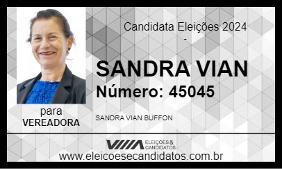 Candidato SANDRA VIAN 2024 - ENCANTADO - Eleições