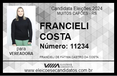 Candidato FRAN COSTA 2024 - MUITOS CAPÕES - Eleições