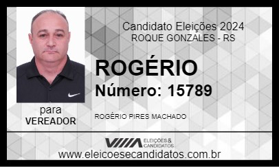 Candidato ROGÉRIO 2024 - ROQUE GONZALES - Eleições