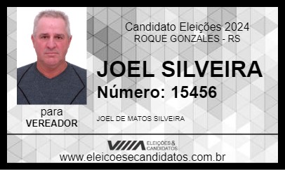 Candidato JOEL SILVEIRA 2024 - ROQUE GONZALES - Eleições