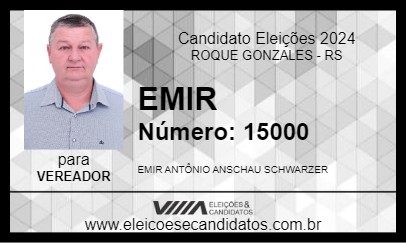 Candidato EMIR 2024 - ROQUE GONZALES - Eleições