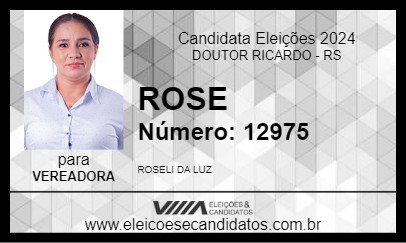 Candidato ROSE 2024 - DOUTOR RICARDO - Eleições