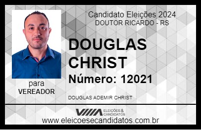 Candidato DOUGLAS CHRIST 2024 - DOUTOR RICARDO - Eleições