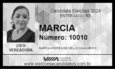 Candidato MARCIA 2024 - ENTRE-IJUÍS - Eleições