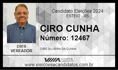 Candidato CIRO CUNHA 2024 - ESTEIO - Eleições