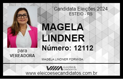 Candidato MAGELA LINDNER 2024 - ESTEIO - Eleições