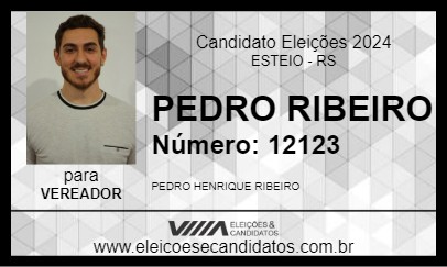 Candidato PEDRO RIBEIRO 2024 - ESTEIO - Eleições