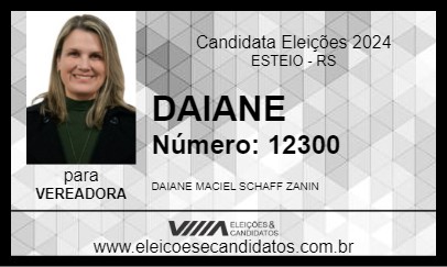 Candidato DAIANE 2024 - ESTEIO - Eleições