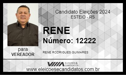 Candidato RENE 2024 - ESTEIO - Eleições