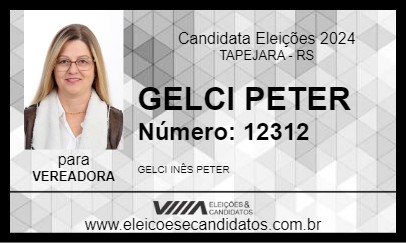 Candidato GELCI PETER 2024 - TAPEJARA - Eleições