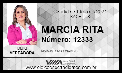 Candidato MARCIA RITA 2024 - BAGÉ - Eleições