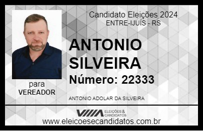 Candidato ANTONIO SILVEIRA 2024 - ENTRE-IJUÍS - Eleições