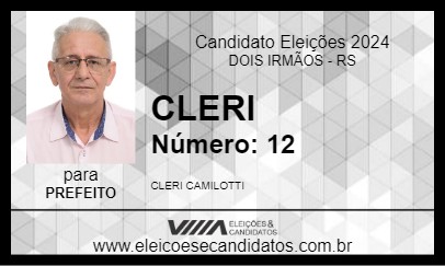 Candidato CLERI 2024 - DOIS IRMÃOS - Eleições