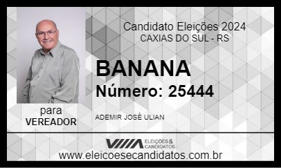 Candidato BANANA 2024 - CAXIAS DO SUL - Eleições