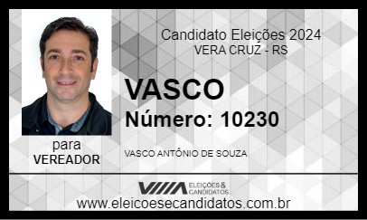 Candidato VASCO 2024 - VERA CRUZ - Eleições