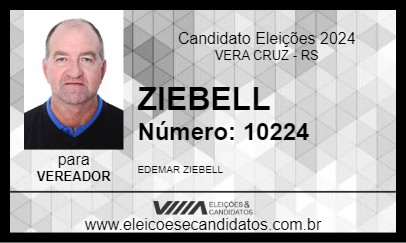 Candidato ZIEBELL 2024 - VERA CRUZ - Eleições