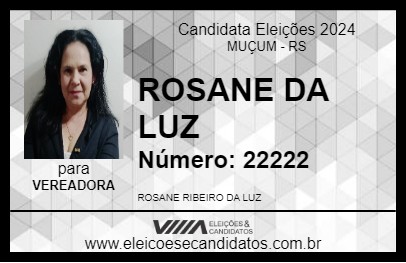 Candidato ROSANE DA LUZ 2024 - MUÇUM - Eleições